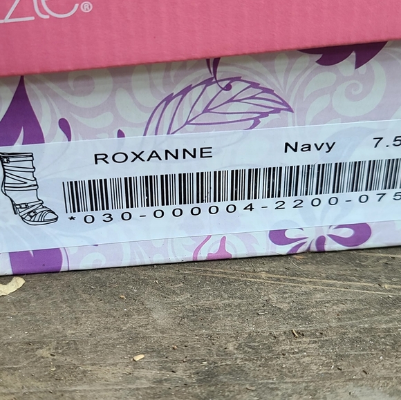 Blue Roxanne Booties by Shoedazzle sz7.5 - Picture 3 of 8